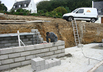 Réalisation des fondations à Villers-sur-Bar